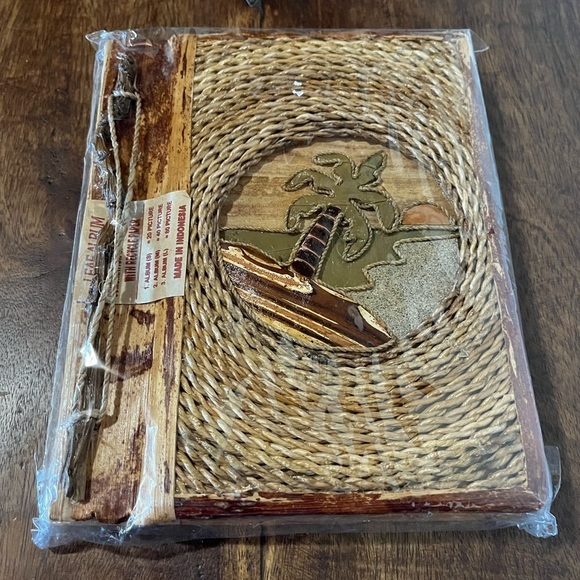 Rustic Organic Handmade Natural Materials Photo Album Fits 20 5x7" Photos - Picture 1 of 8